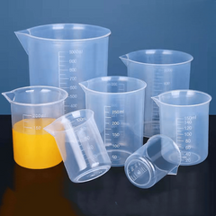 1pc Graduated Beaker 300ml 500ml 1000ml Plastic Meaking Cup Kitchen Lab