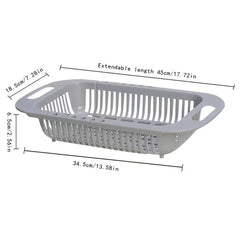 Adjustable Over the Sink Colander for Fruits and Veggies