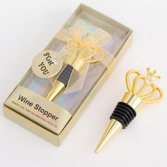 Golden Crown Wine Cap for Holiday Celebrations