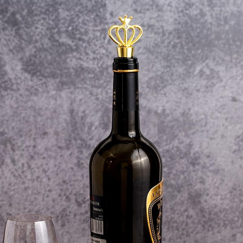Golden Crown Wine Cap for Holiday Celebrations