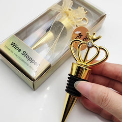 Golden Crown Wine Cap for Holiday Celebrations