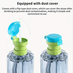 Bottle Mouth Conversion Cover With Storage - Universal Portable Bottle Cap