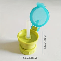 Bottle Mouth Conversion Cover With Storage - Universal Portable Bottle Cap
