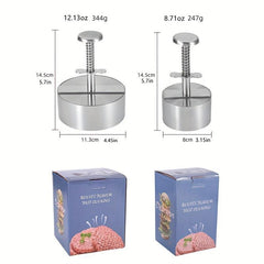 Stainless Steel Burger Press Non-stick Hamburger Meat Maker