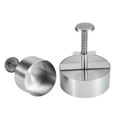 Stainless Steel Burger Press Non-stick Hamburger Meat Maker