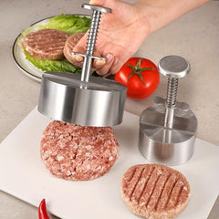 Stainless Steel Burger Press Non-stick Hamburger Meat Maker