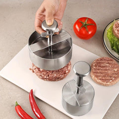 Stainless Steel Burger Press Non-stick Hamburger Meat Maker