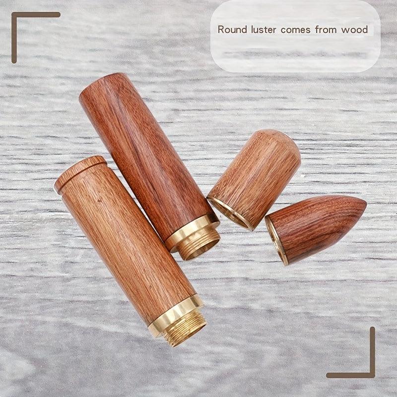 Vintage Sandalwood Toothpick Container Portable Storage