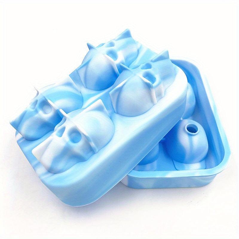 Skull Ice Ball Mold Flexible Ice Cube Trays