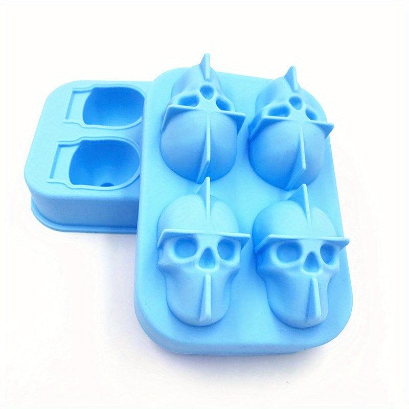 Skull Ice Ball Mold Flexible Ice Cube Trays