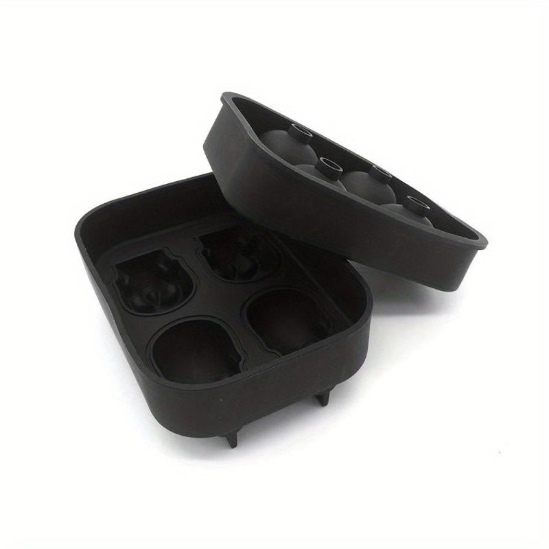 Skull Ice Ball Mold Flexible Ice Cube Trays