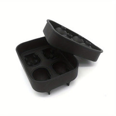 Skull Ice Ball Mold Flexible Ice Cube Trays