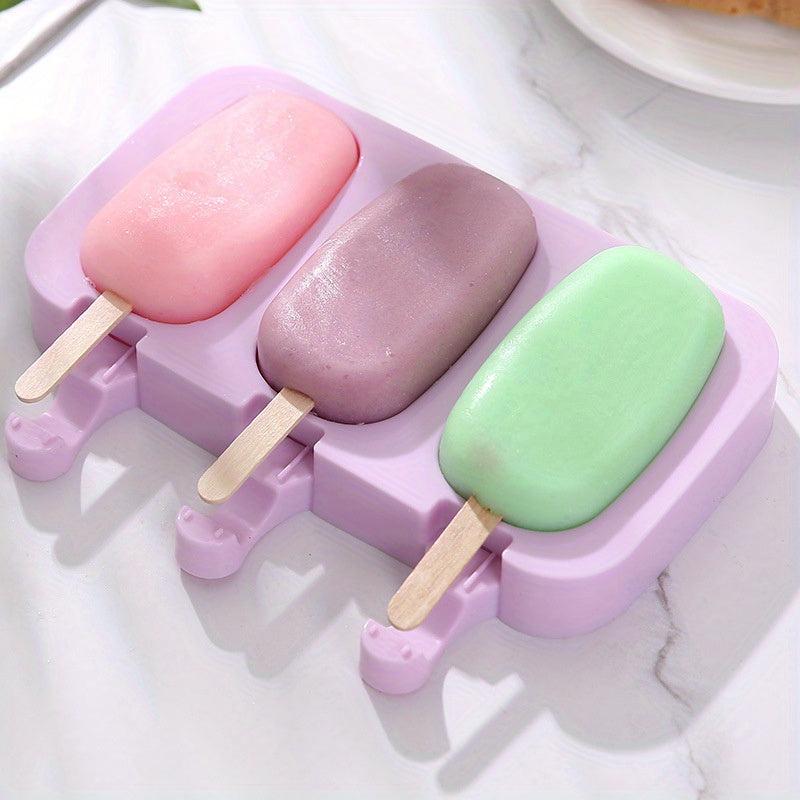 Homemade Ice Cream Mold Tray for Popsicle, Household Ice Cream Maker