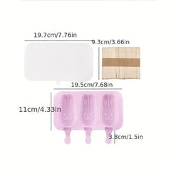 Homemade Ice Cream Mold Tray for Popsicle, Household Ice Cream Maker