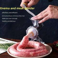 Household Sausage Maker Enema Machine Manual Meat Grinder
