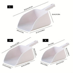 1pc Plastic Food Shovel Spoon for Ice Cubes Popcorn Candy Flour Dog Cat Food