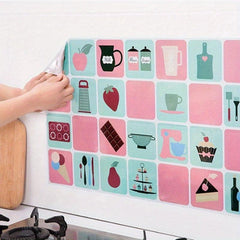 Waterproof Stove Decoration Wall Sticker for Kitchen Household