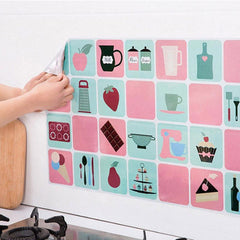 Waterproof Stove Decoration Wall Sticker for Kitchen Household