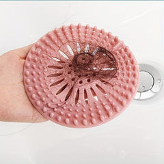 1pc Silicone Drain Strainer Hair Catcher Kitchen Sink Strainer