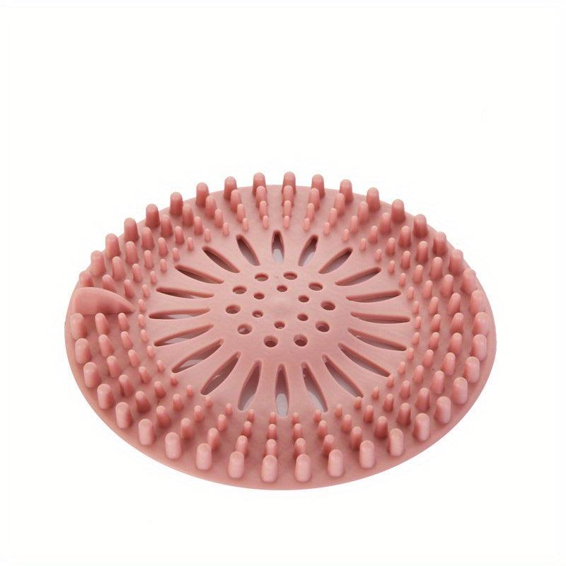 1pc Silicone Drain Strainer Hair Catcher Kitchen Sink Strainer