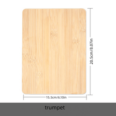 3 Sizes Bamboo Chopping Boards w/ Handles Kitchen Fruit Thawing Square Wood