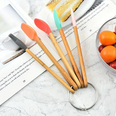 5pcs Silicone Baking Spatulas Cream Spreader Brush Set Kitchen Suppl
