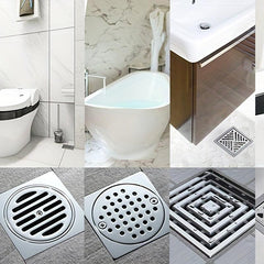 Shower Drain Hair Catcher Self Adhesive Bathroom Filter