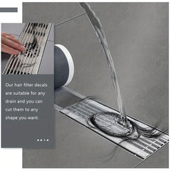 Shower Drain Hair Catcher Self Adhesive Bathroom Filter