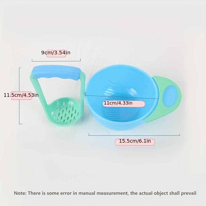 Baby Complementary Food Masher Tools Grinding Bowl Kitchen Household