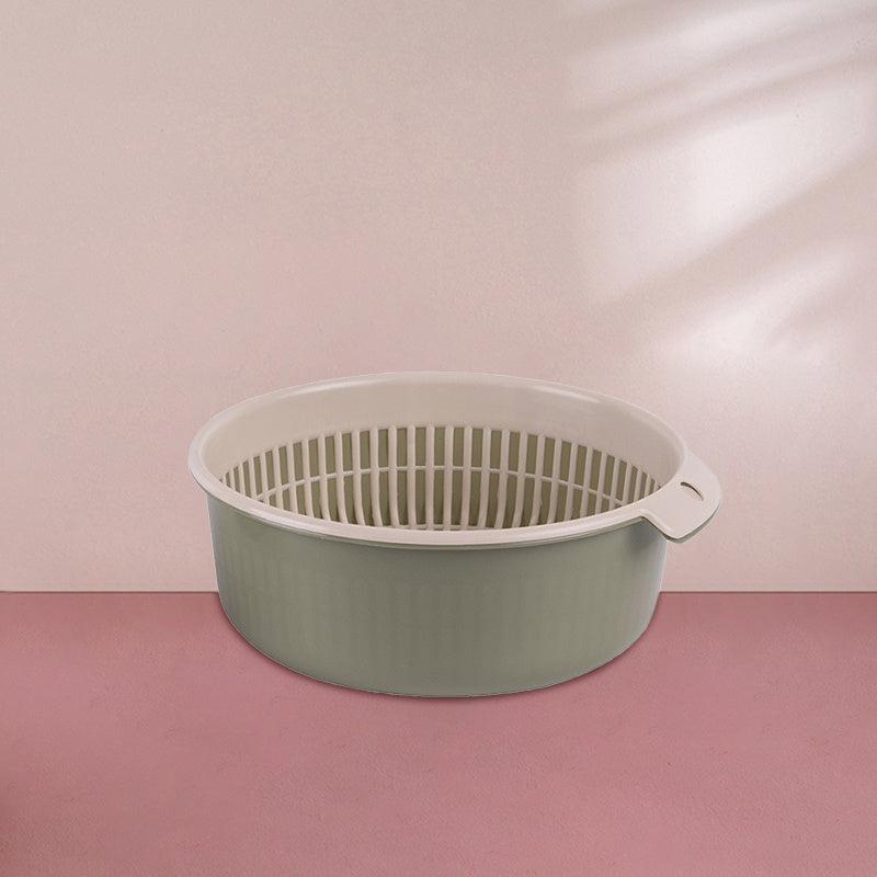 Double Layer Drain Basket Vegetable Washing Basket Colander Basket