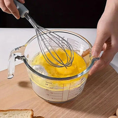 Glass Measuring Cup With Scale High Temp Resistant Kitchen Baking Cup