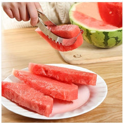 Stainless Steel Watermelon Cutter - Easy Slicing Kitchen Tool