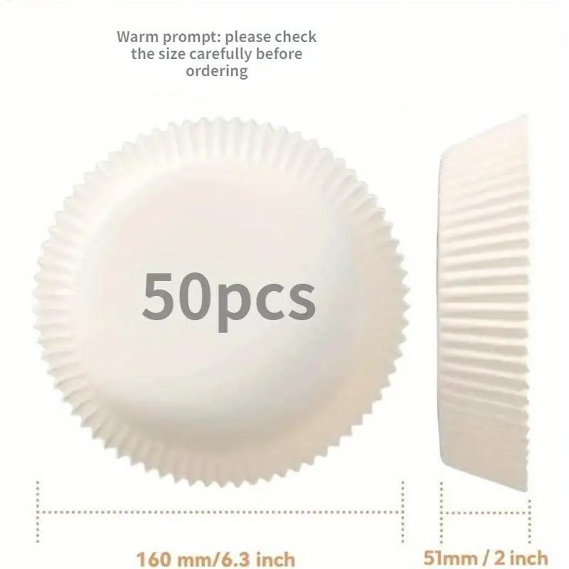 50-100 Disposable Air Fryer Liners 16.0cm Paper Basket Bowls Baking Trays
