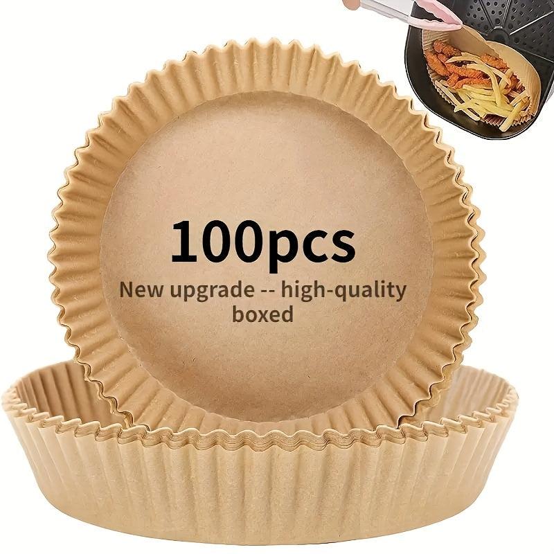 50-100 Disposable Air Fryer Liners 16.0cm Paper Basket Bowls Baking Trays