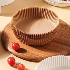 50-100 Disposable Air Fryer Liners 16.0cm Paper Basket Bowls Baking Trays