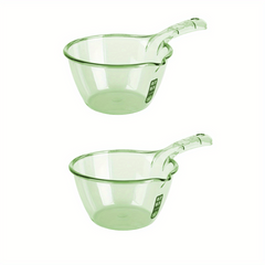 2pcs Water Spoon Transparent Water Scoop Thickened Spout Kitchen Water Spoon
