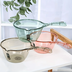 2pcs Water Spoon Transparent Water Scoop Thickened Spout Kitchen Water Spoon