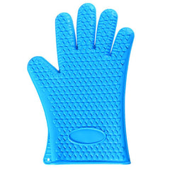 Silicone Grilling Gloves Waterproof BBQ Kitchen Oven Mitts