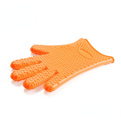 Silicone Grilling Gloves Waterproof BBQ Kitchen Oven Mitts