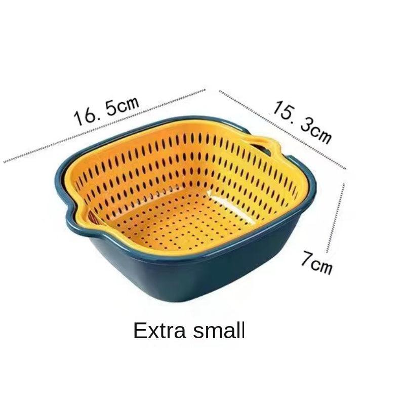 6pcs Reusable Drain Basket for Vegetables and Fruits