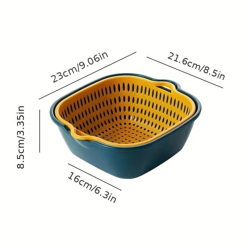 6pcs Reusable Drain Basket for Vegetables and Fruits
