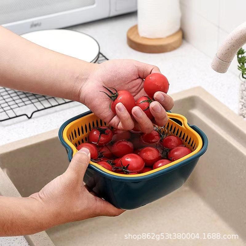 6pcs Reusable Drain Basket for Vegetables and Fruits
