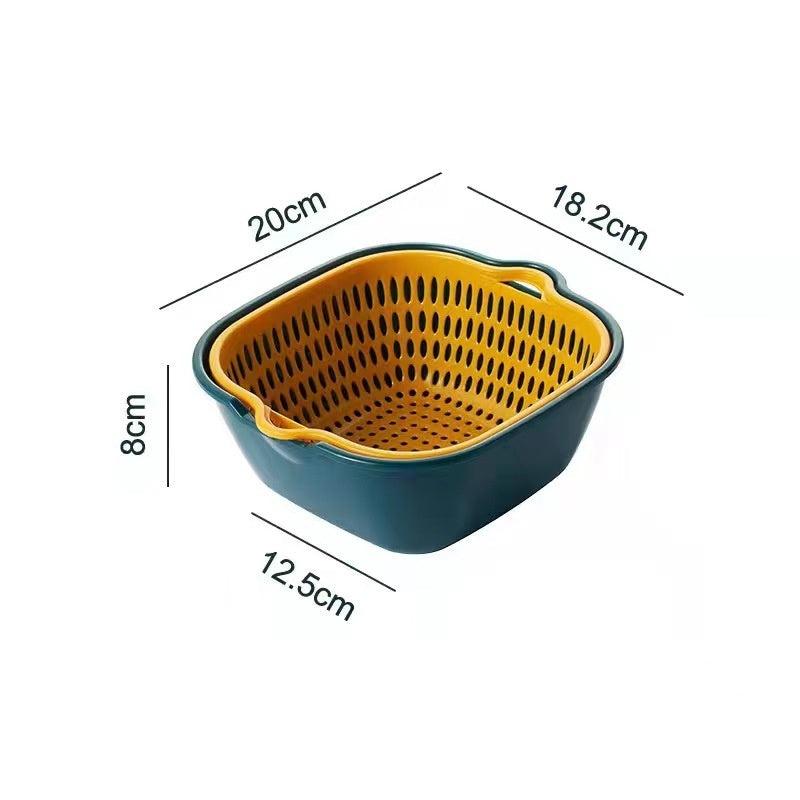 6pcs Reusable Drain Basket for Vegetables and Fruits