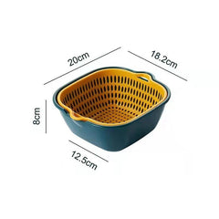 6pcs Reusable Drain Basket for Vegetables and Fruits