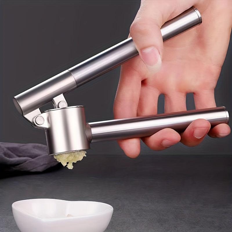 3pcs Stainless Steel Garlic Press Multifunctional Washable Crusher