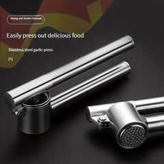 3pcs Stainless Steel Garlic Press Multifunctional Washable Crusher
