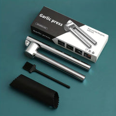 3pcs Stainless Steel Garlic Press Multifunctional Washable Crusher