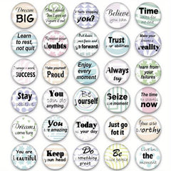 30pcs Inspirational Words Refrigerator Magnets for Office and Kitchen Decor