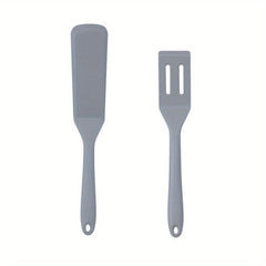2pcs Silicone Thin Brownie Serving Spatula Nonstick Heat Resistant Turner