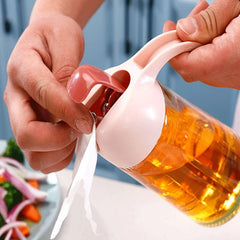 Automatic Bottle Dispensing Kitchen Glass Can Open Close Leakproof Bottles